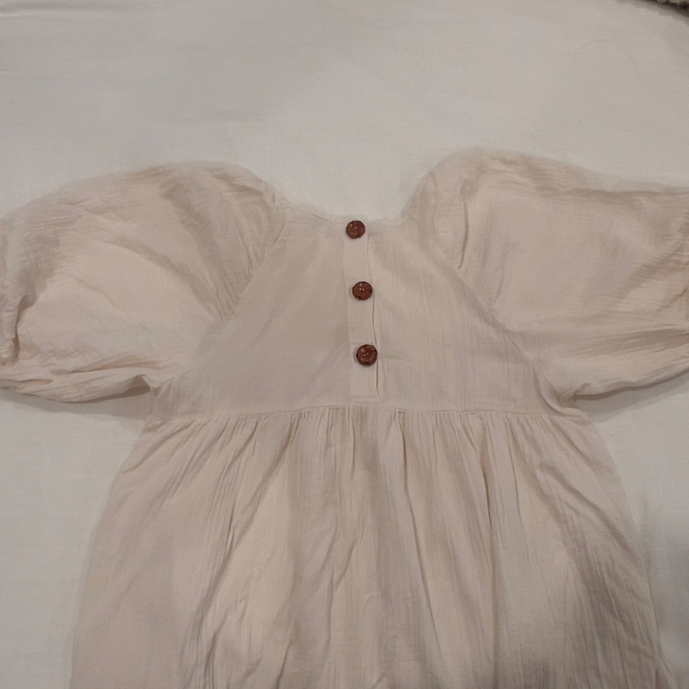 Atelier Delphine Mardi Cream Midi Dress - Picture 6 of 7